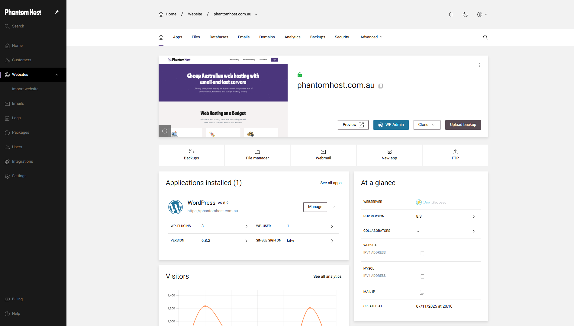 cheap control panel hosting