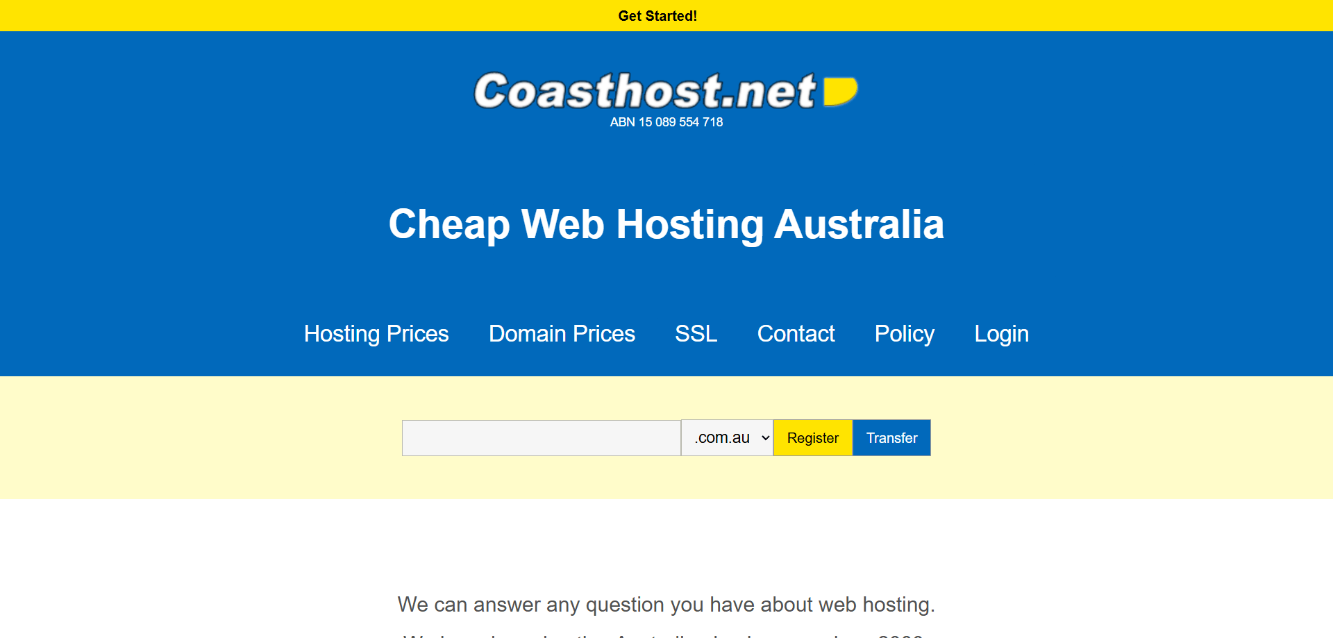 cheap hosting aus